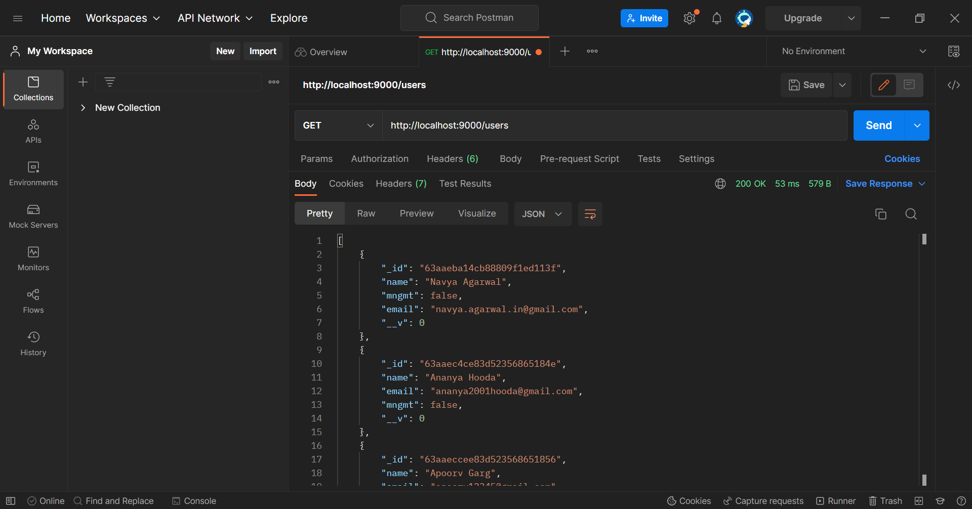 API testing for not-a-mess using Postman